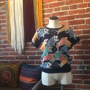 Koi fish sweater vest lewk